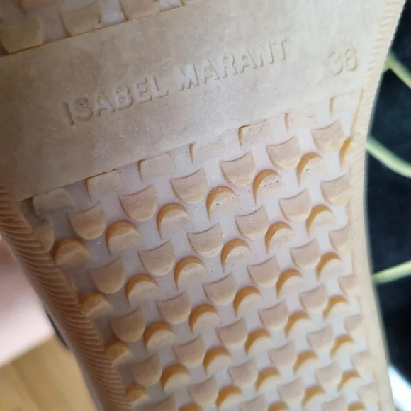 Isabel marant wila sneakers suede black/gold uk 3 Bnwb see description - Picture 7 of 11